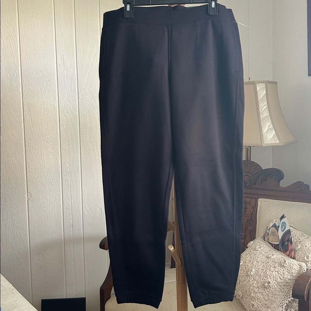 Tek Gear Black Banded Bottom Joggers